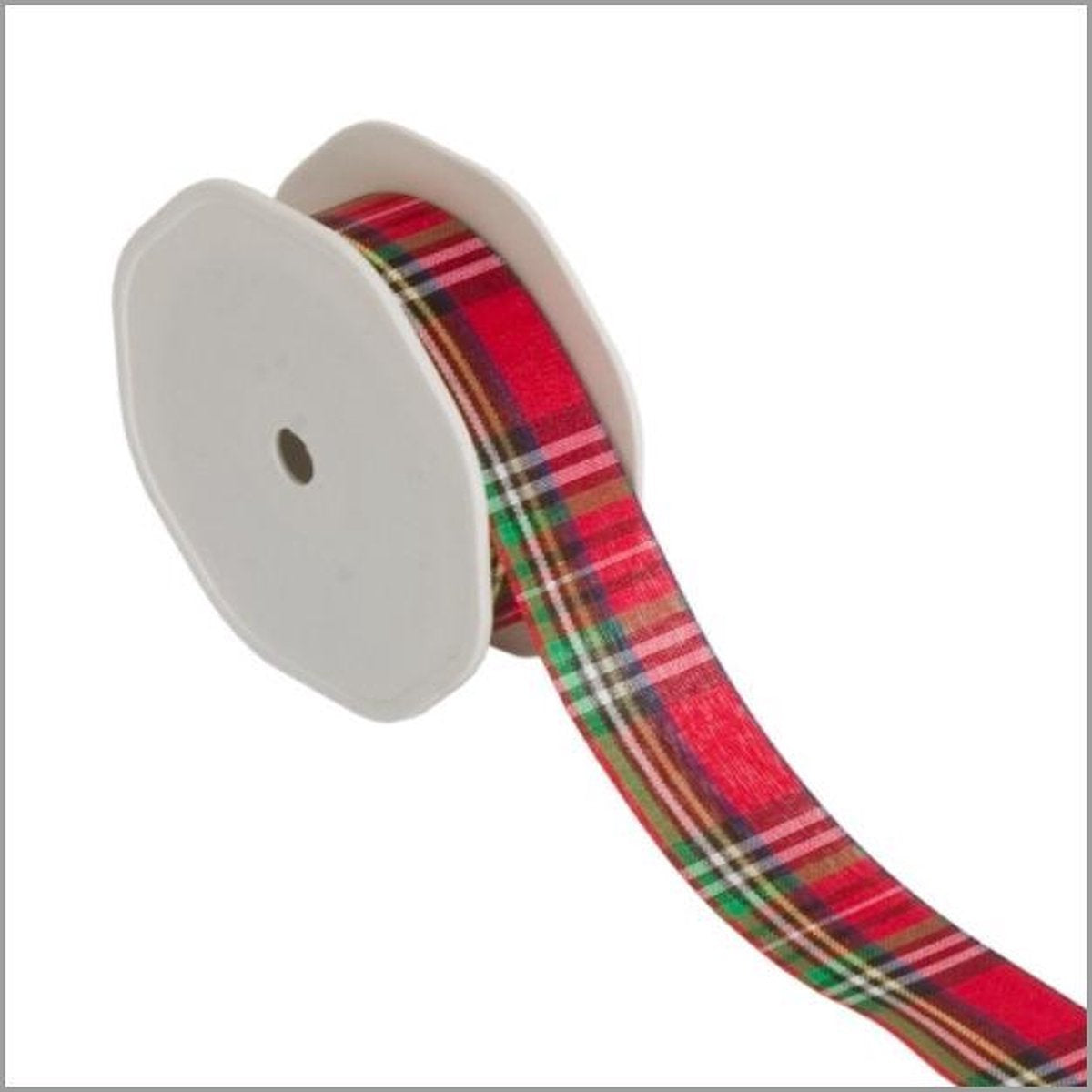 Schots ruit lint - 20 meter - 50 mm breed - geweven lint