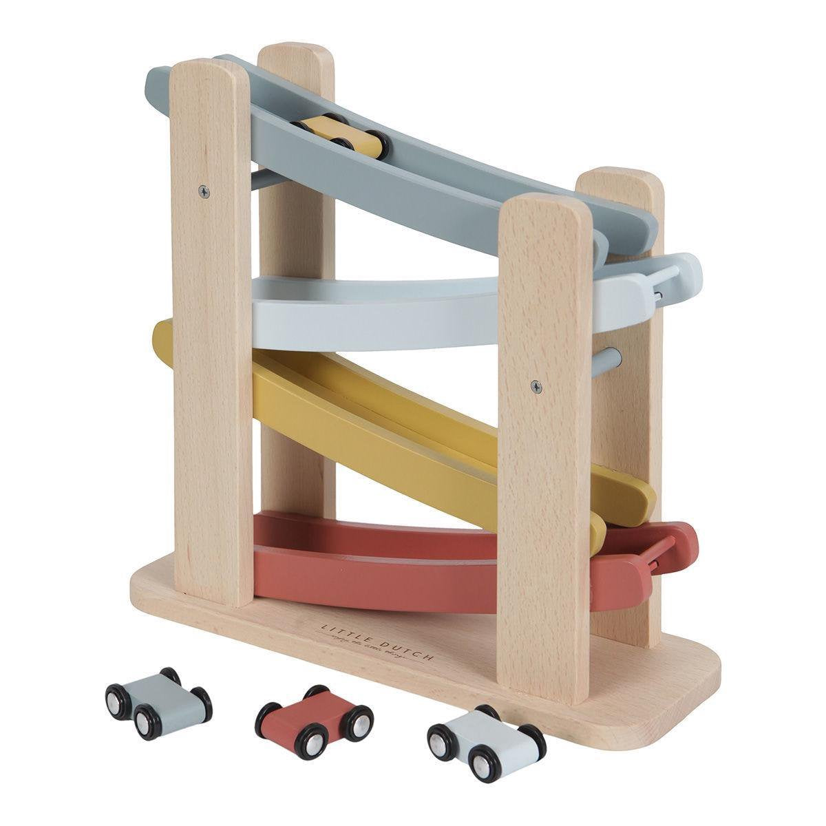 Little Dutch Houten Autobaan  Pure & Nature - FSC Hout