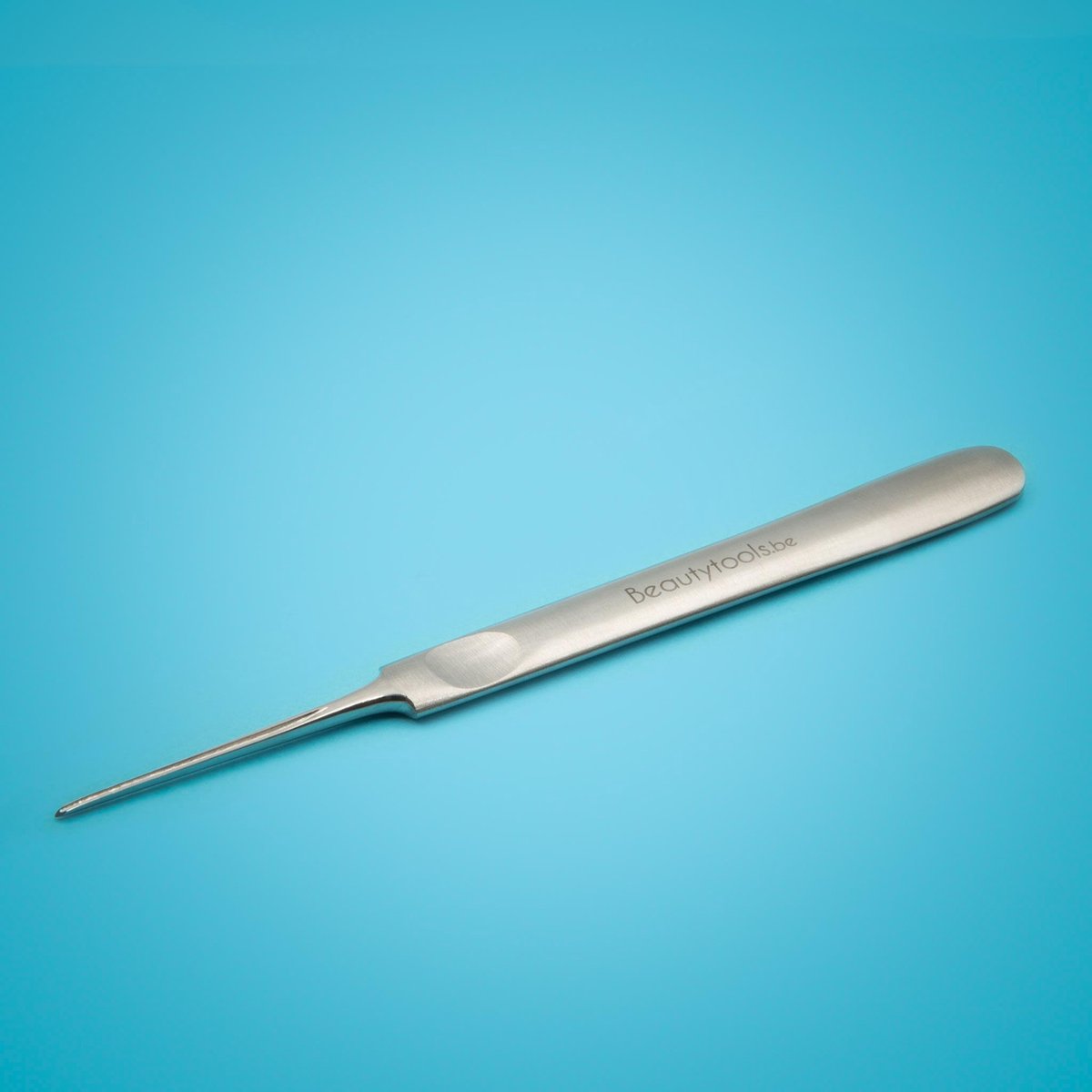 Beautytools INOX Pedicure Holle Beitel met Super Fijne Gleuf 0.5 mm - Eksteroog/Likdoorn Verwijderaar - Ergonomische handvat 15 cm (NC-0423)