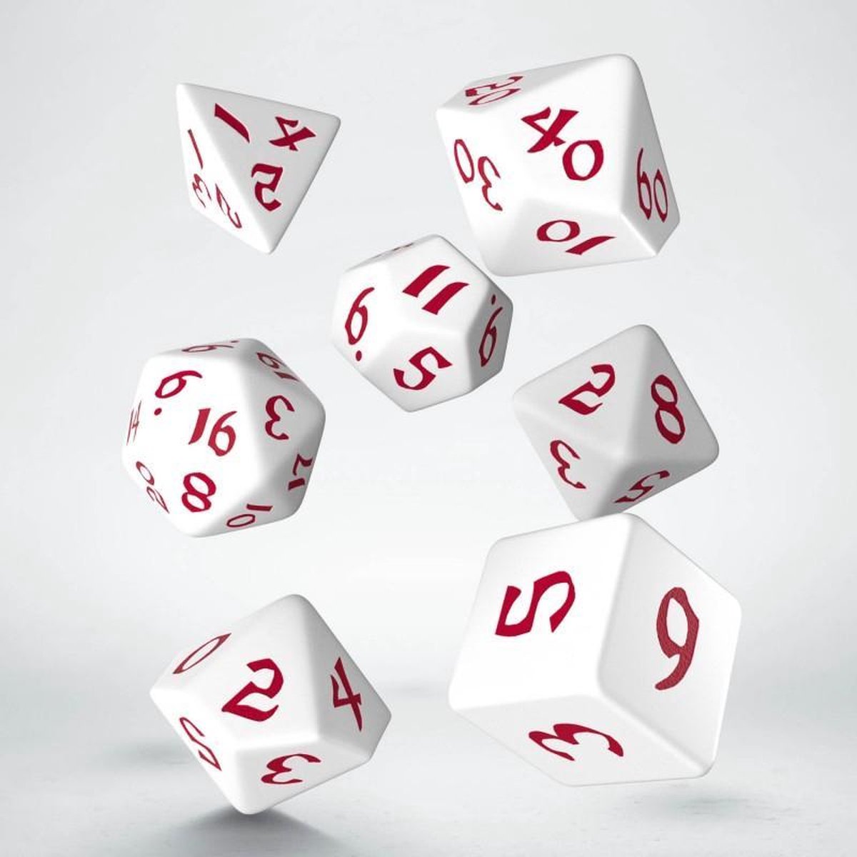 Classic Runic - White w/red