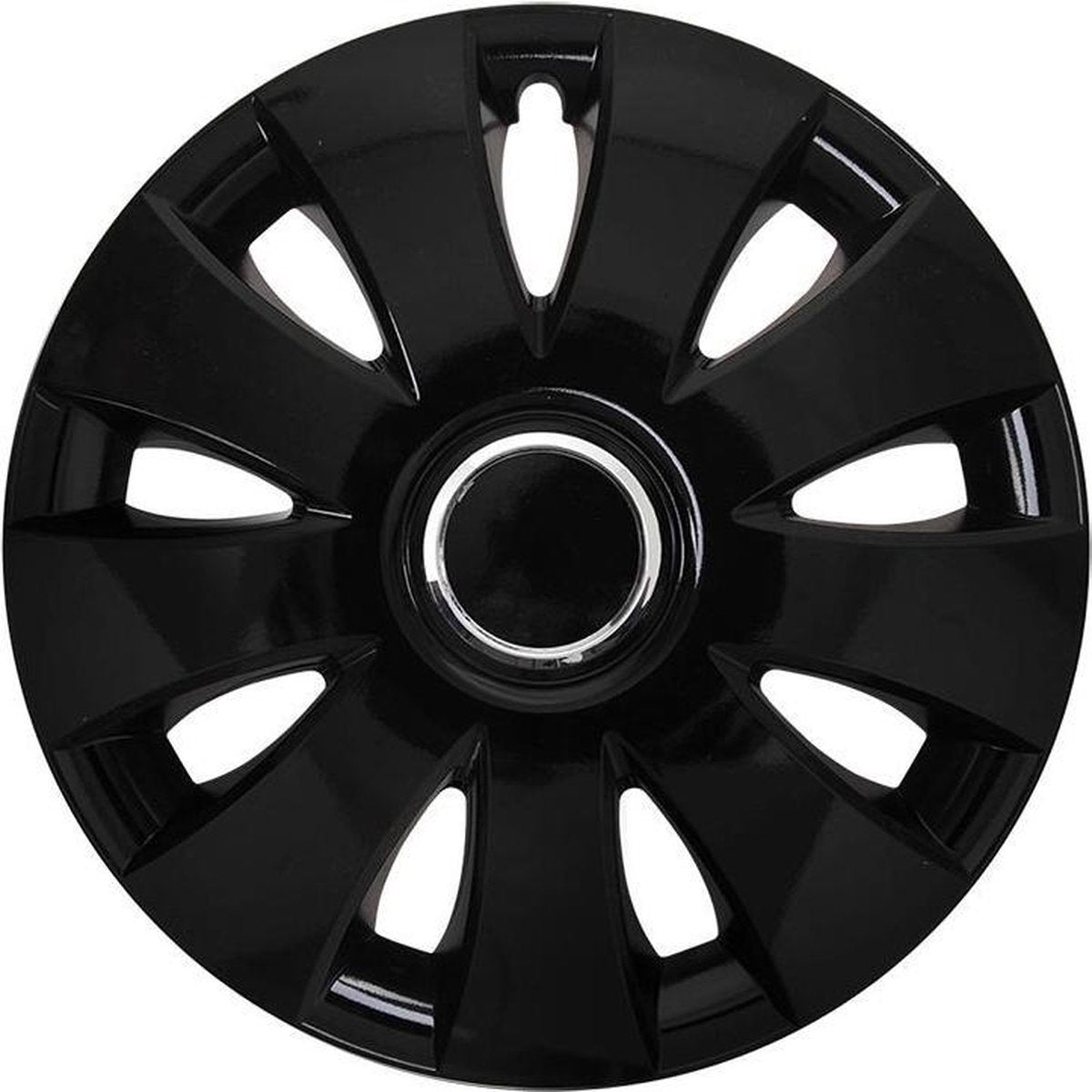 Proplus Wieldoppen Aura 14 Inch Zwart Set Van 4