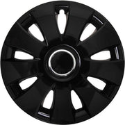 Proplus Wieldoppen Aura 14 Inch Zwart Set Van 4