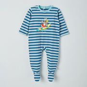 Woody - Romper - Zeemeeuw - multicolor gestreept - 211-3-RBF-S/924 - 3m