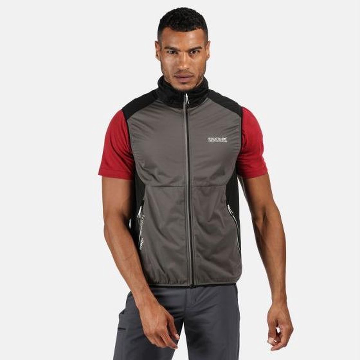 Regatta Bodywarmer Lankin Iii Lichtgewicht Heren Polyester Grijs Maat L