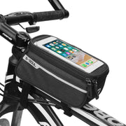 Frametas voor Smartphone - Telefoonhouder Fiets - Universele Fietstas - Extra Opbergruimte - Powerbank | Zwart