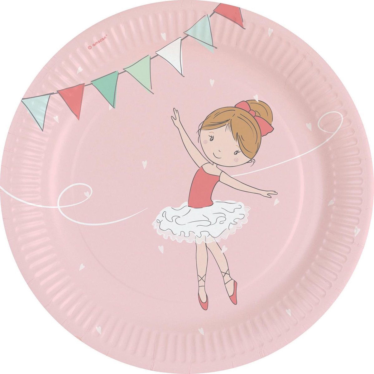 Amscan Bordjes Ballerina Meisjes 22
