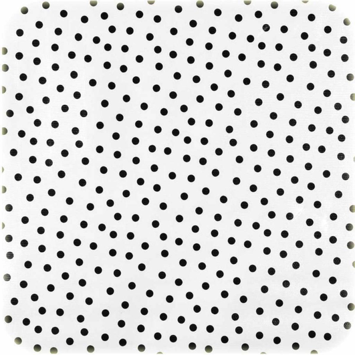 MixMamas Tafelzeil Stippen - 120 x 220 cm - Zwart