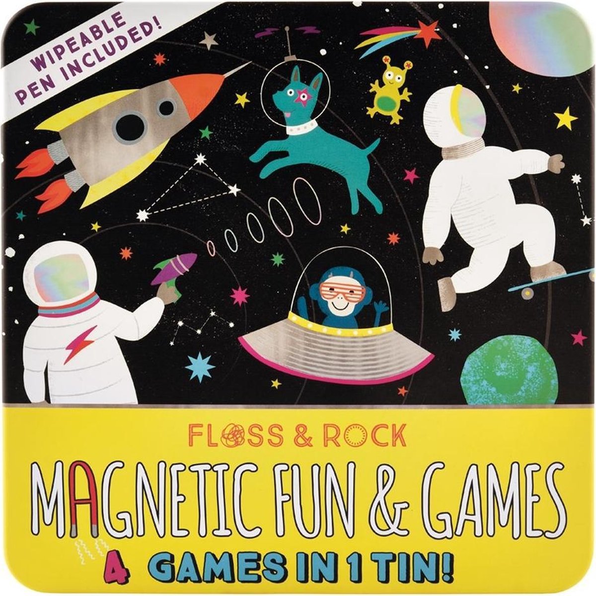 Floss & Rock Spelletjesdoos Space 4-in-1 - 19