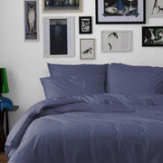 Dekbedovertrekset katoen 240 x 200/220 (48) dark blue uni Damai