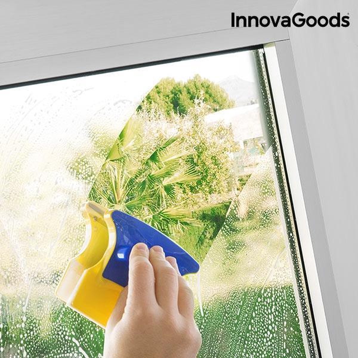 INNOVAGOODS MINI MAGNETISCHE RAMENREINIGER - Dubbel Glas Magnetische Ramenwisser – Raam magneet wisser – Magnetisch raamreiniger – Magnetische ramenwasser – Ramentrekker ramenmagneet – Raamwisser - Ruitwisser – Ruitenreiniger