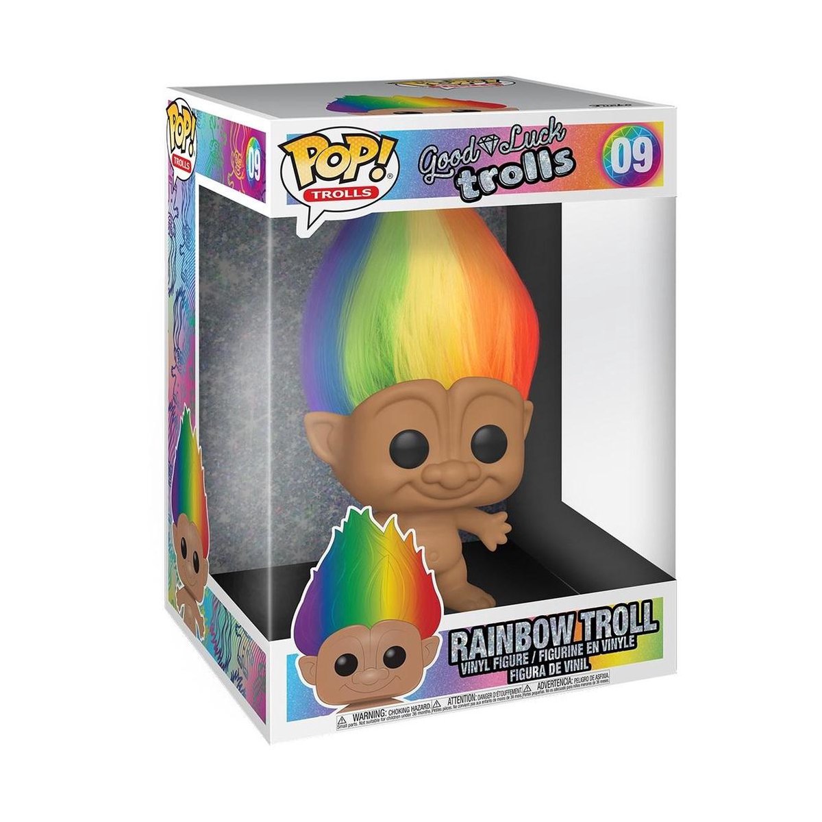 10 inch Funko Pop - Rainbow Troll 25cm