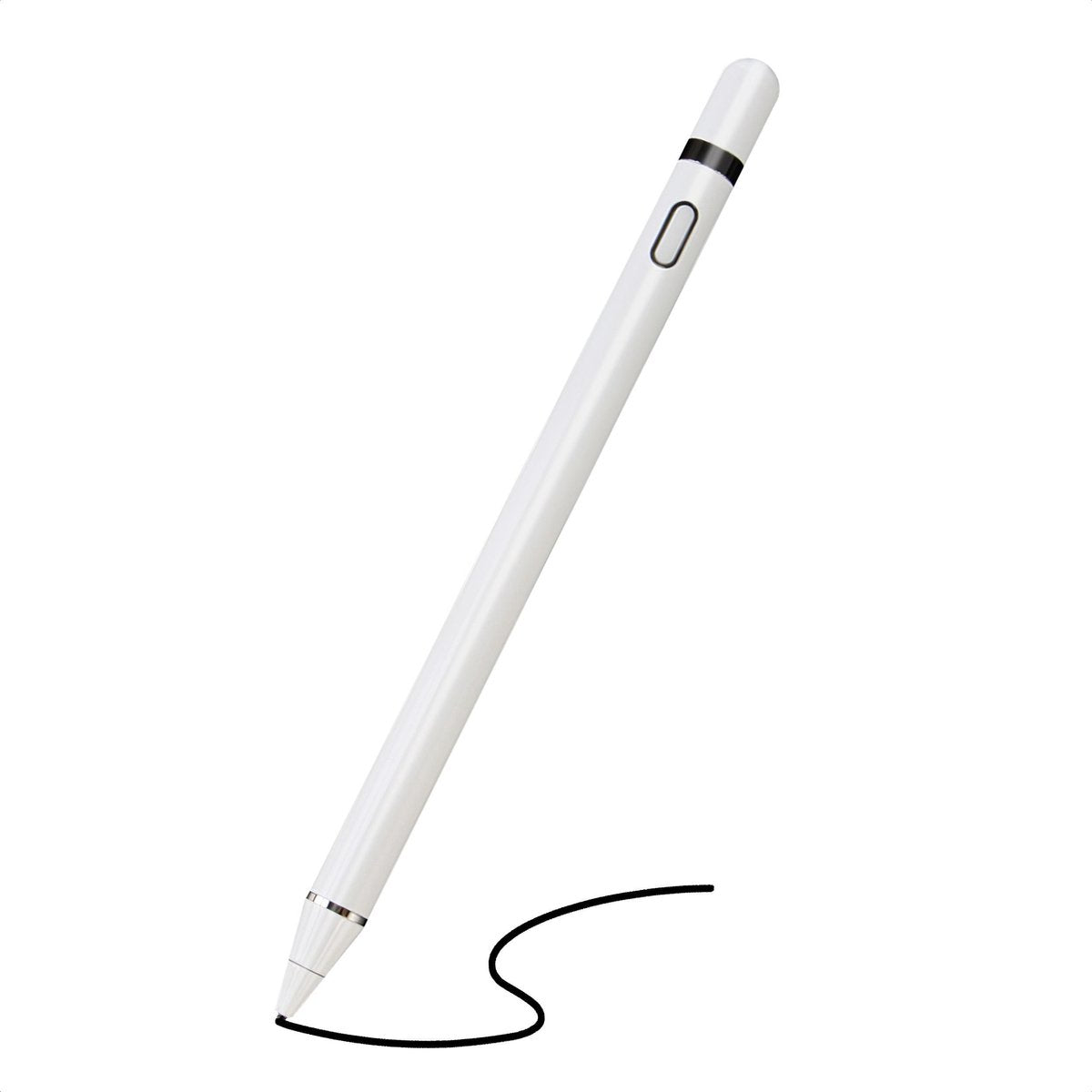 Avenq Active Stylus Pen Wit- Stylus pen- Geschikt voor Android / iOS / Windows - Tablets / IPad / Smartphone / Tekentablet- Universeel- Tablet pen - Pen voor iPad - Touchscreen pen - Alternatief voor Apple Pencil