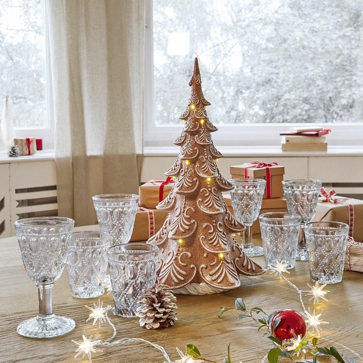 LOBERON Glas set van 8 Vérane helder
