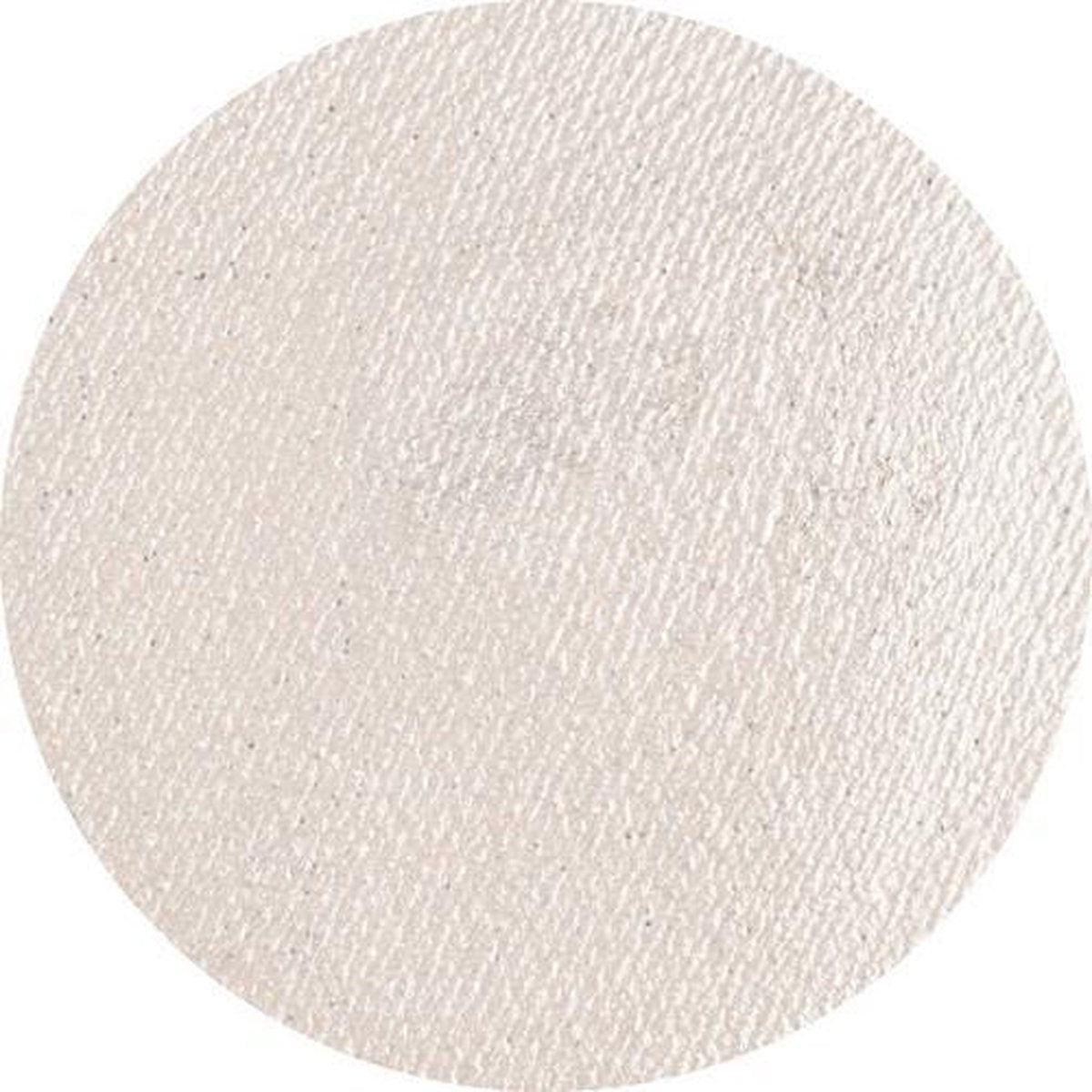 Aqua facepaint 45gr zilverwit met glit.
