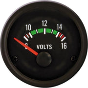 Autostyle Voltmeter 52 Mm 12 Volt Zwart