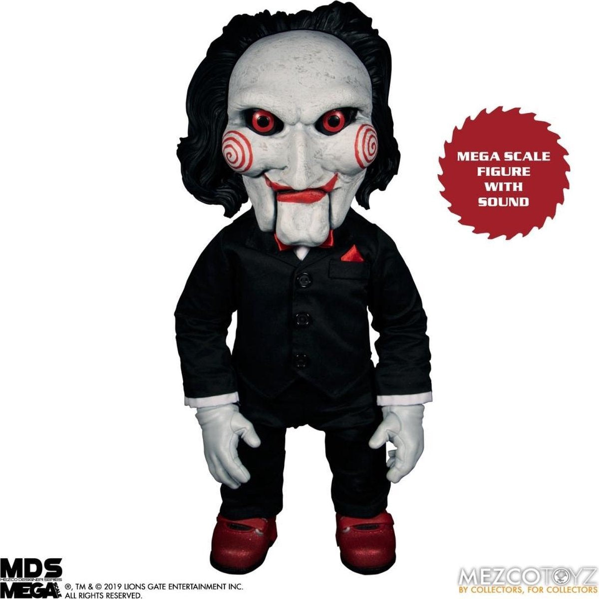Mezcotoys SAW: Mega Scale Talking Billy 15 inch Action Figure