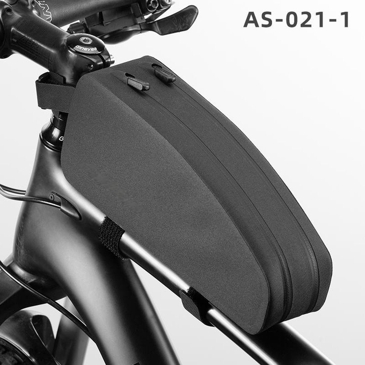 Baymate Fietstas Waterdichte Fietsen Top Voorbuis Frame Tas Grote Capaciteit MTB Road Fietstas Zwart Fietsaccessoires AS-021-1 1.6L