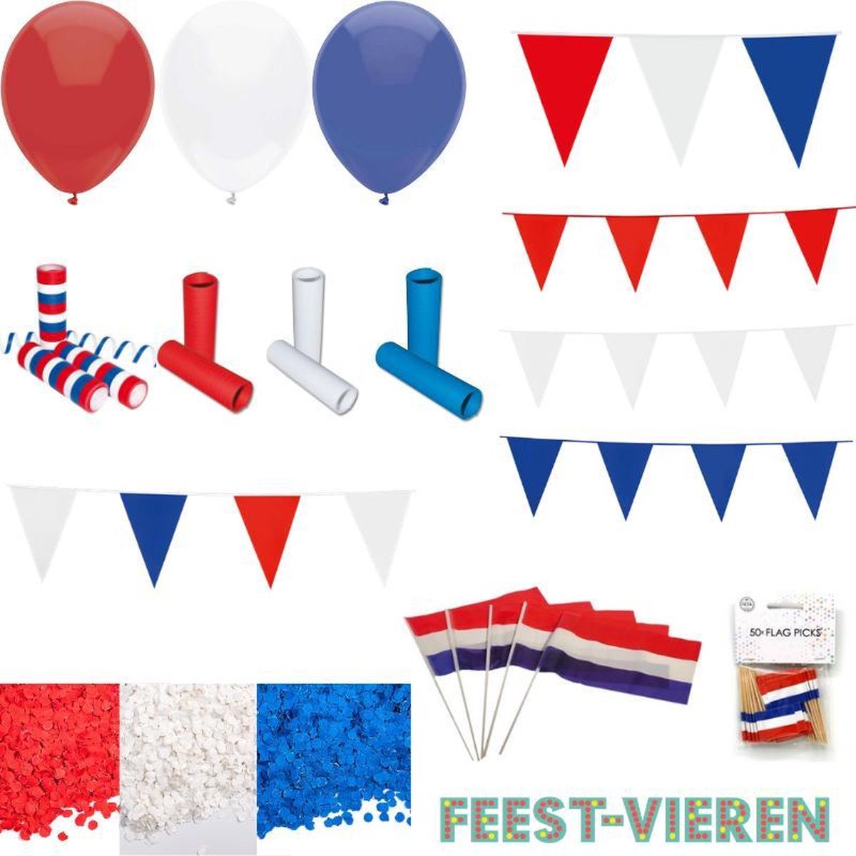 Oranje EK 2021 Versiering rood