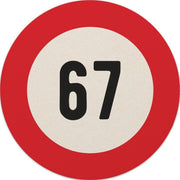 Bierviltjes 67 jaar | Bierviltjes 20 stuks | Bierviltjes verjaardag| Bierviltjes gefeliciteerd