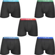 GIANVAGLIA Boxershorts 10-pack Heren - Zwart - Maat XXL | Ondergoed | Onderbroeken | Mannen Ondergoed