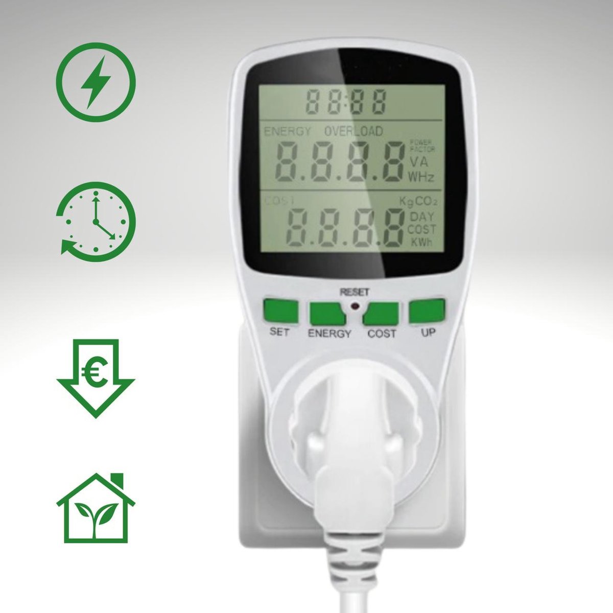 Energiemeter - Stroommeter - Kwh meter - Energieverbruiksmeter
