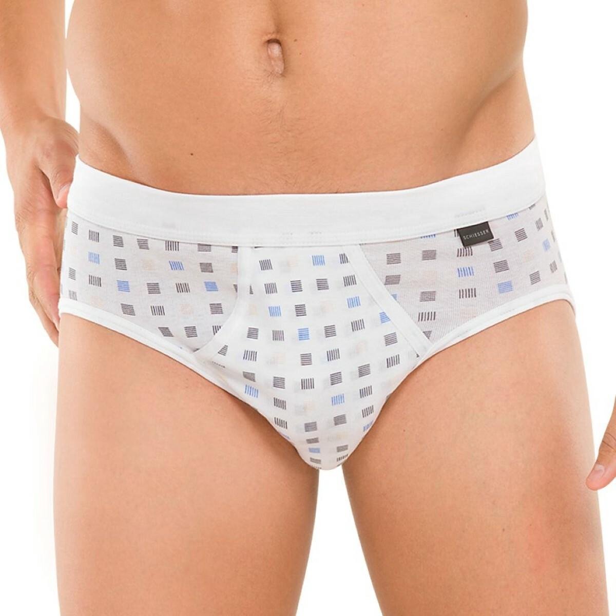 Schiesser sportslip 4 pack Cotton Essentials fijnrib