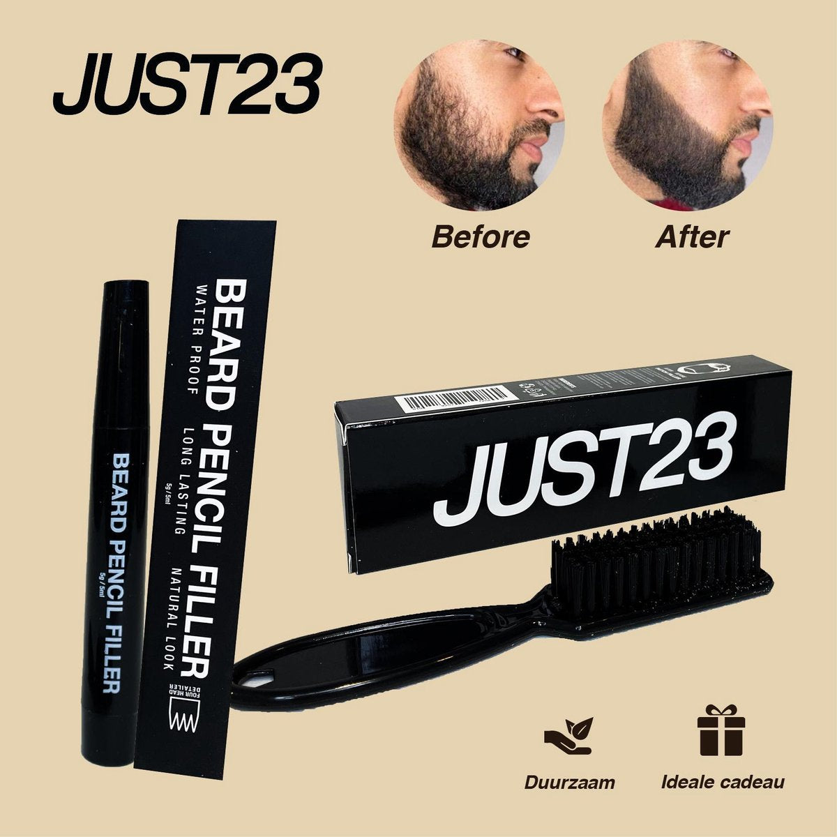 JUST23 baardverzorging set - Baard stift - Baard pen  - Beard kit