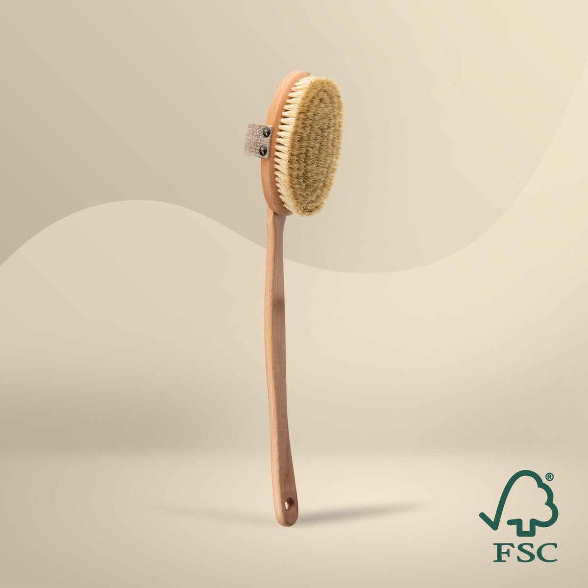 NATURE’S groove® Dry Brushing Huidborstel - Afneembare Steel - 100% Vegan en Natuurlijk - Normale Huid - Duurzaam Hout - Anti Cellulitis Apparaat - Douche en Badborstel - Droogborstel - Doucheborstel Rugborstel - Lichaamsborstel - Cellulite Borstel