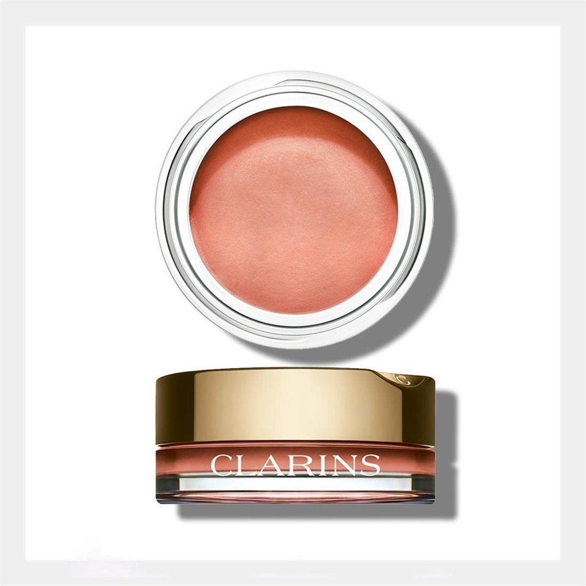 Clarins - Ombre Satin - 08 Glossy Coral - 4 gr. - Oogschaduwcrème