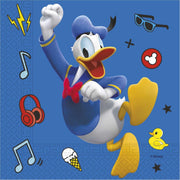 PROCOS - 20 papieren Donald party servetten - Decoratie > Papieren servetten