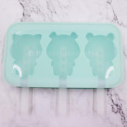 Itagala Ijsvormpjes Pig & Bears | kleur mintgroen | 3 in 1 Ijslollymaker | trendy en leuke Ijsjesvormpjes
