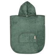 Timboo poncho - Aspen Green - Handdoek - kinderen - Poncho groen - Bamboe - Extra zacht