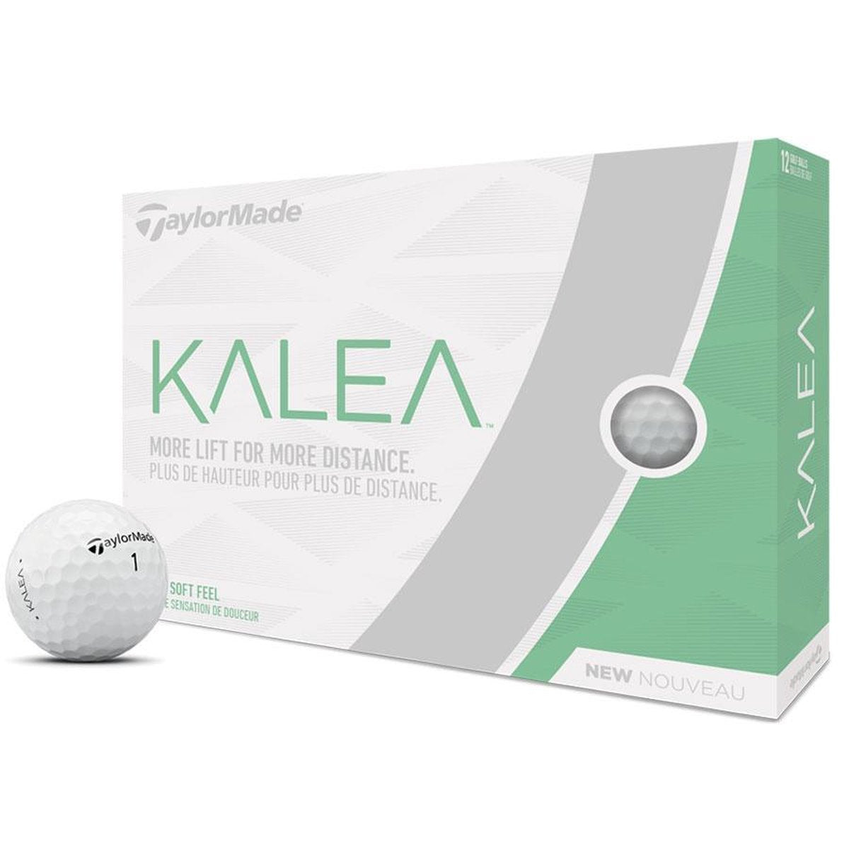 TaylorMade Kalea Ladies 2019 Golfballen - Dozijn / 12 stuks - Wit
