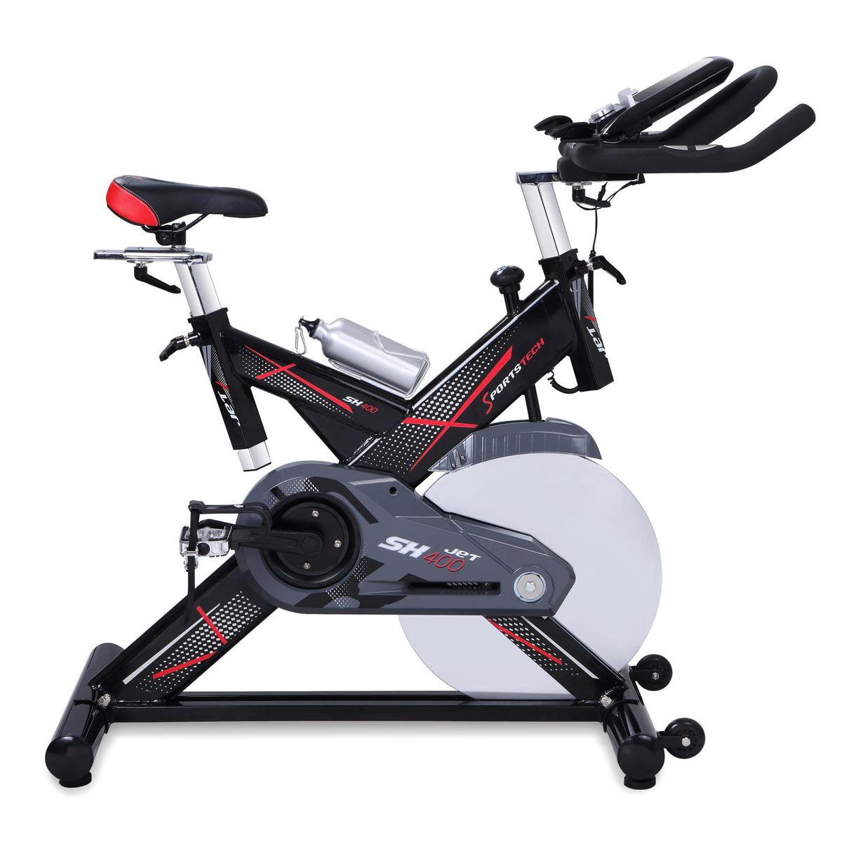 hometrainer - indoor fietsen - Sportstech SX400 - Kinomap - vliegwiel 22kg