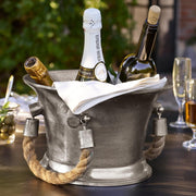 LOBERON Champagnekoeler Maxwell zilverkleurig