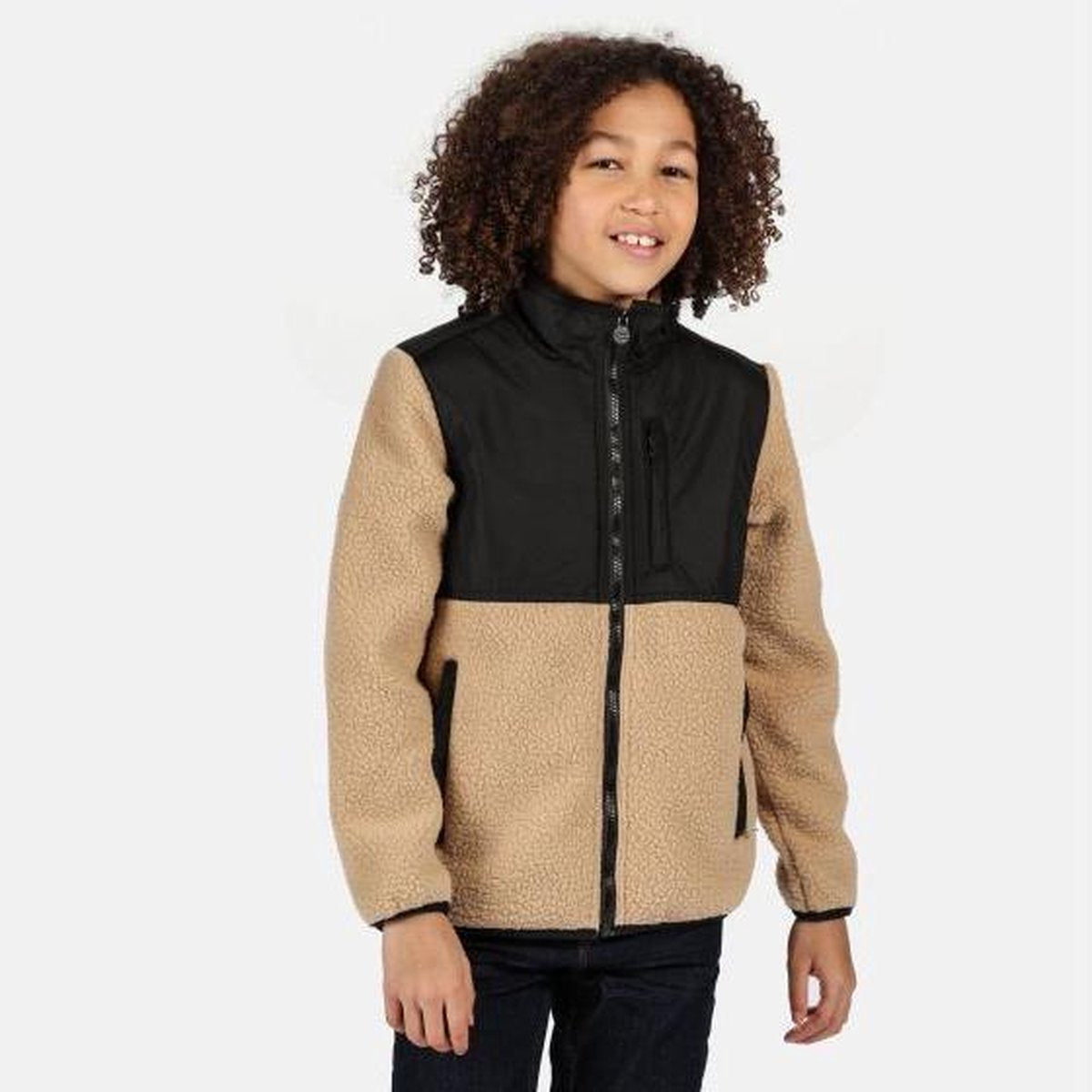 Myles zware Fleece met rits over de volle lengte van Regatta voor Kinderen