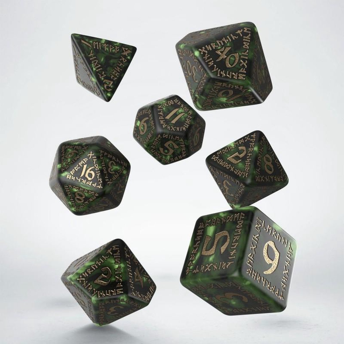 Runic polydice set