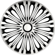 Autostyle Wieldoppen 13 inch Volante Zilver/Zwart - ABS