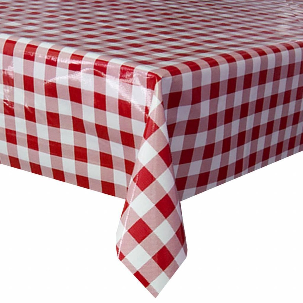 MixMamas Tafelzeil Grote Ruit - 120 x 300 cm - Rood