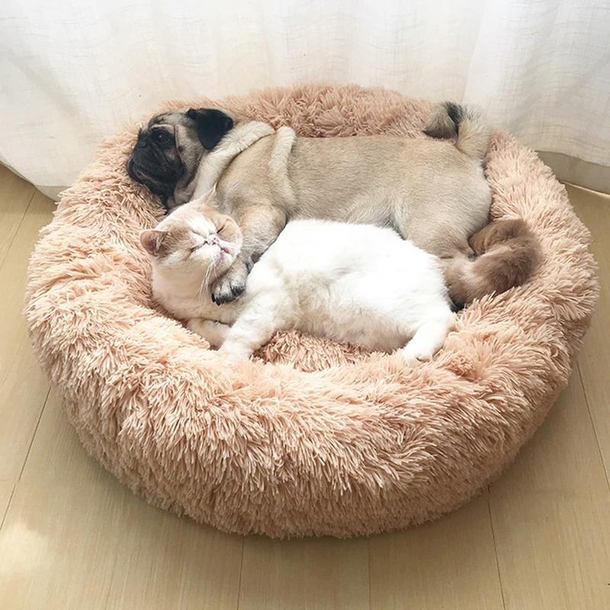 Honden/Kattenmand - 40 CM - Luxe Honden Mand - Luxe Katten Mand - Hondenbed - Kattenbed - Relax Bed - Bruin