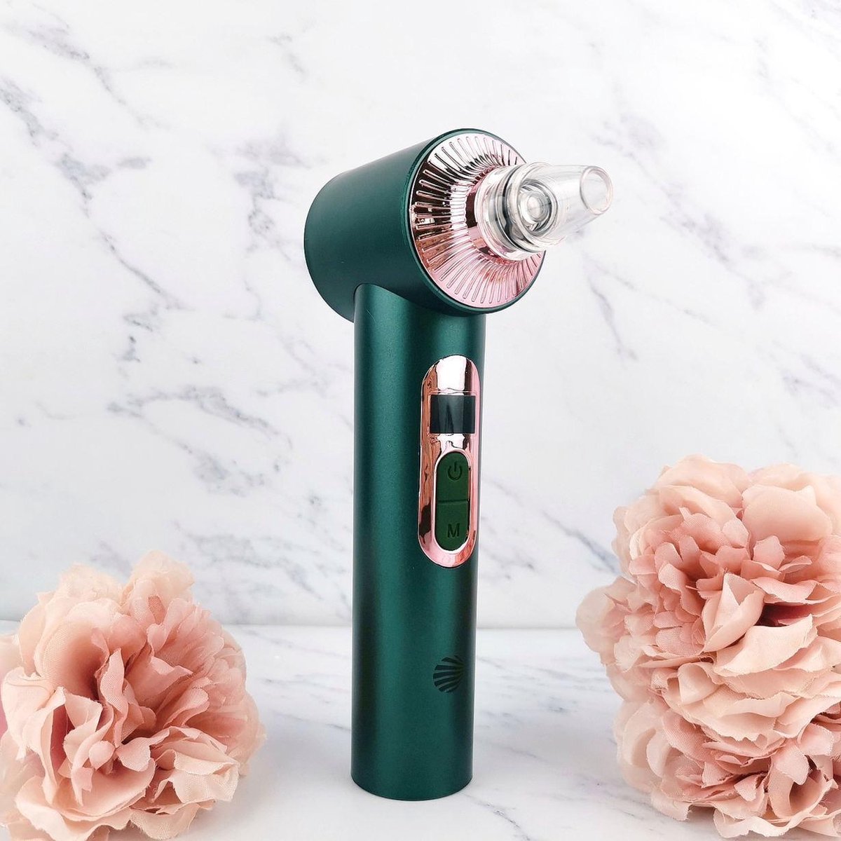 Knikker® Blackhead Remover Vacuum - Mee Eter Verwijderaar Apparaat - Porienreinigers - Green Bronze