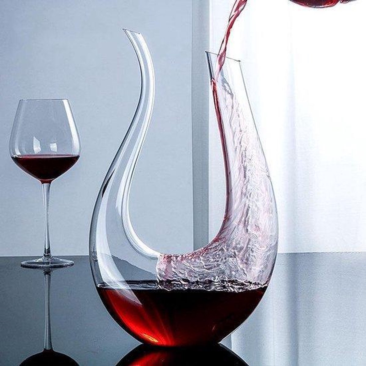 CPKG - Glazen Decanteer Karaf 1.5L - Elegante Wijn en Drank Accessoires