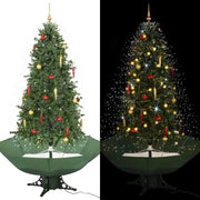 Medina Kerstboom sneeuwend met paraplubasis 190 cm groen