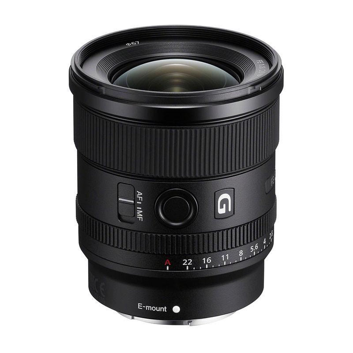 Sony FE 20 mm F1.8 G MILC Ultra-groothoeklens Zwart