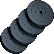 ScSPORTS® Halterschijven set 30 kg - Kunststof - 30 mm - 4 x 7
