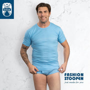 Tino/ hemd KM bleu -small