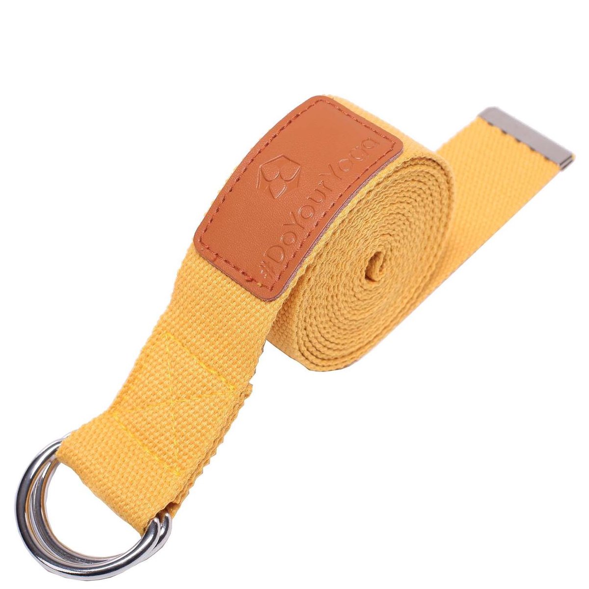 #DoYourYoga - Yogariem - »Amita« - 100% polyester met stabiele metalen ringsluiting - 260 x 3