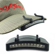 Medicca - Clip-On LED Pet Lamp - Pet Lamp - Pet LED - Vis Lamp - Kop lamp - Hoofd lamp - Kampeerlamp - Jacht Lamp - Zwart