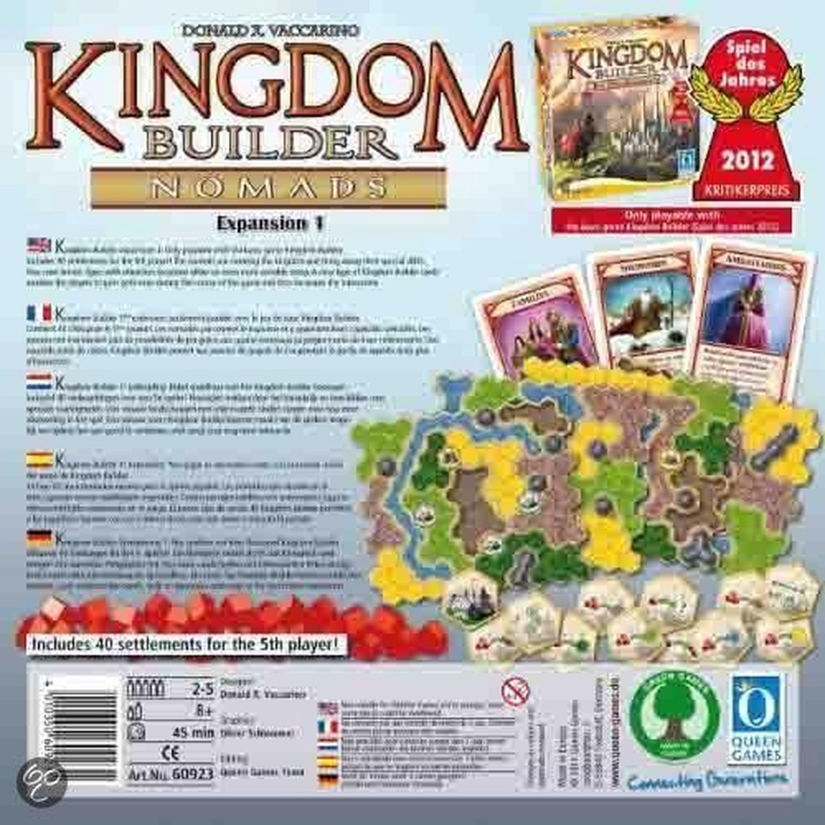 Kingdom builder nomads expansion - Bordspel