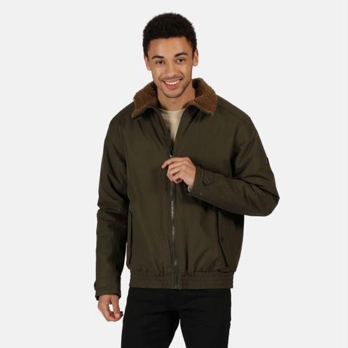 Regatta Outdoorjas Rayan Heren Polyester Donkergroen Mt M